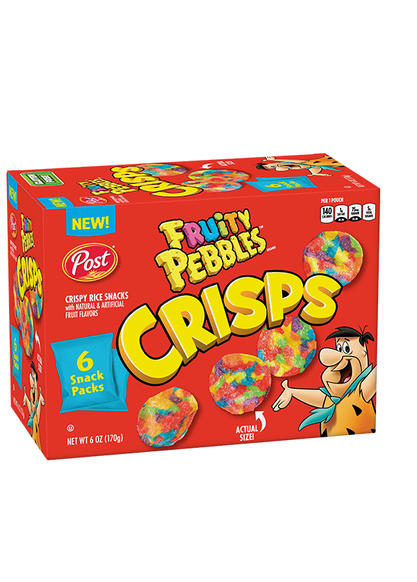 Fruity PEBBLES Crisps Snack Pack Packaging