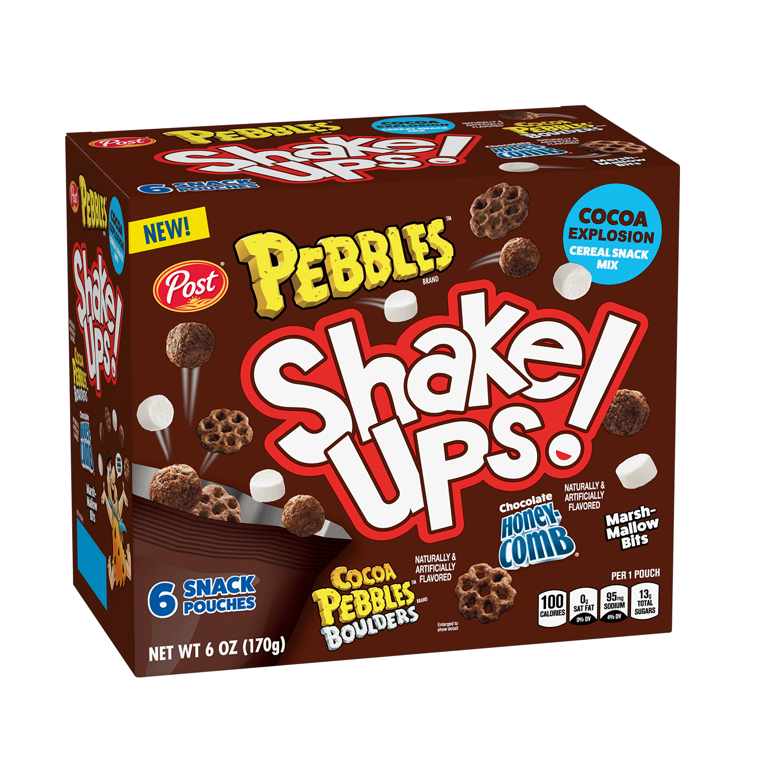 Cocoa PEBBLES Shake Ups Packaging