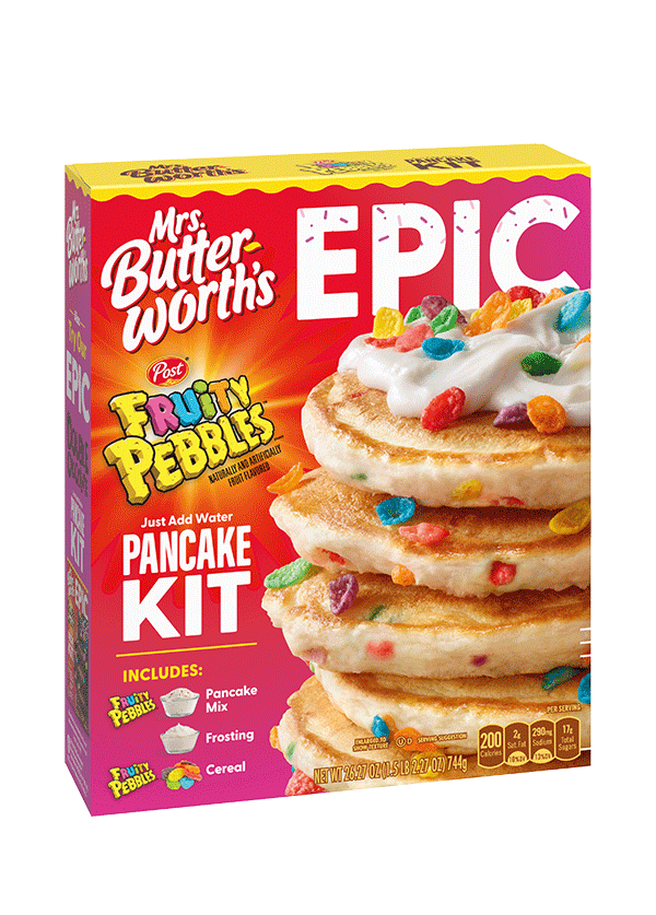 Fruity PEBBLES Pancake Mix Kit