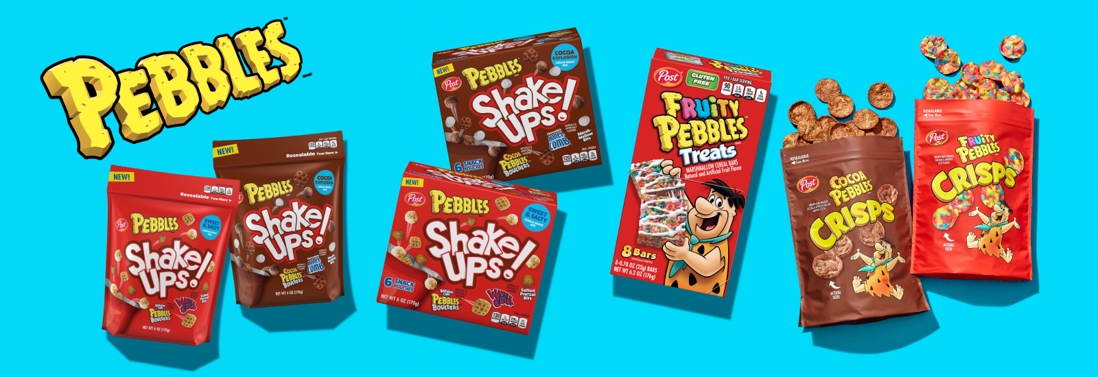 PEBBLES cereal snacks