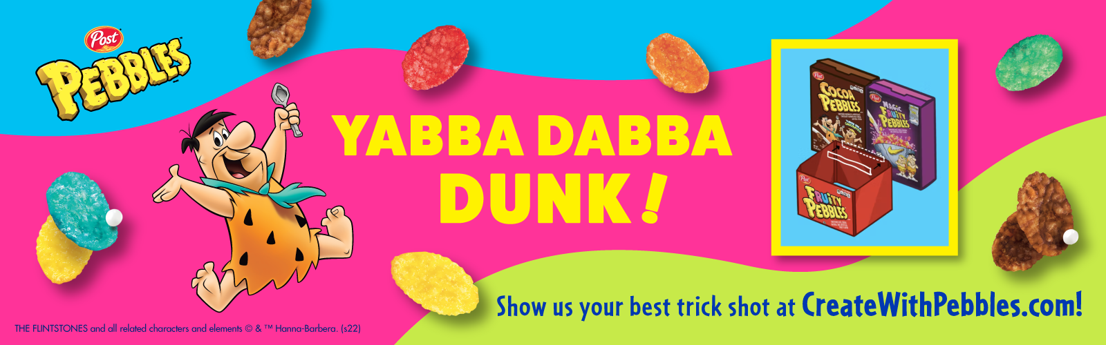 PEBBLES Yabba Dabba Dunk Contest for Kids
