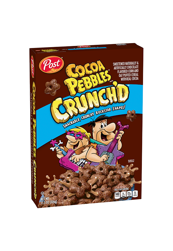 Cocoa PEBBLES Crunch'd Cereal