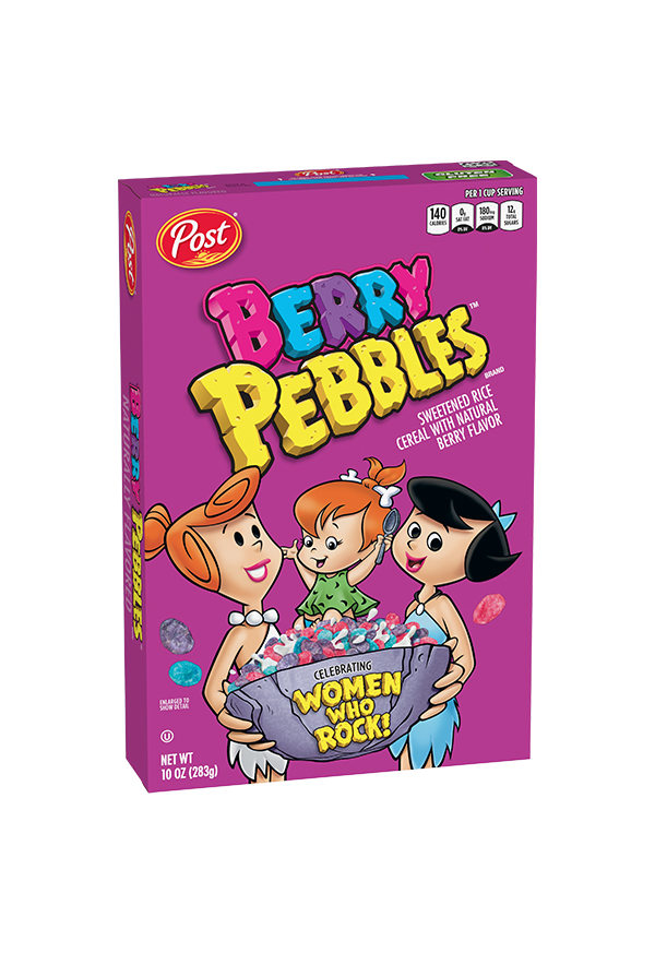 Berry PEBBLES Cereal Box